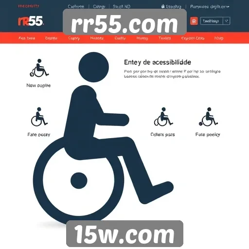 Acessibilidade do site rr55.com para novos usuários